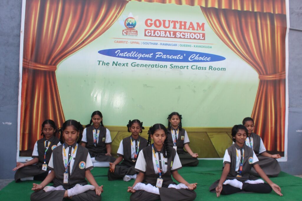 Yoga & Meditation Postures – camritz Global School, boduppal Hyderabad